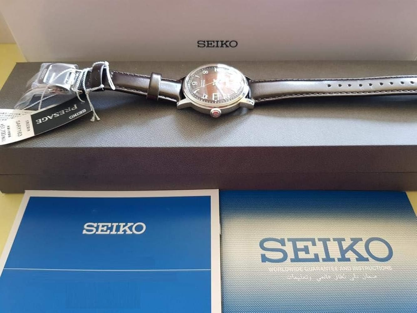 SEIKO Presage Automatic 腕時計裏スケ Seiko Presage 